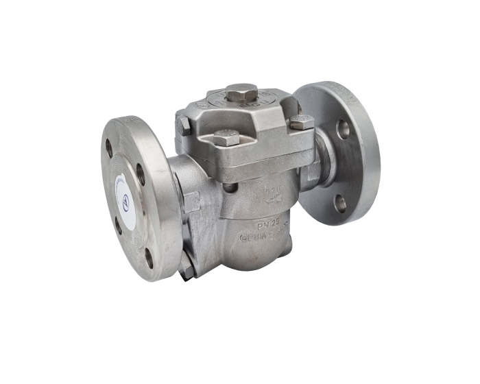 Stainless steel flanged PN16 closed free float SFK61